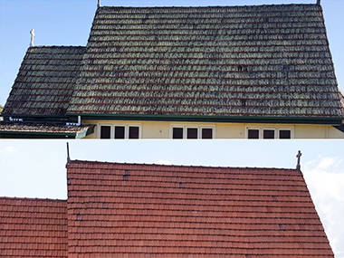 softwash roof cleaning
