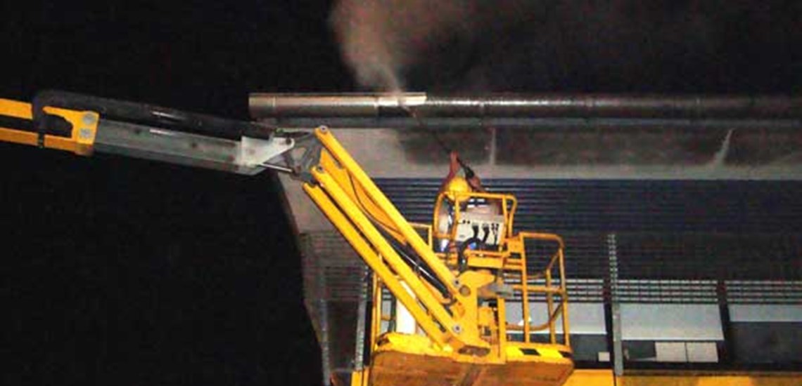 Bundaberg Rum exterior cleaning