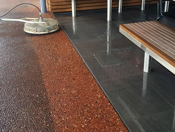 Path cleaning at A McDonalds