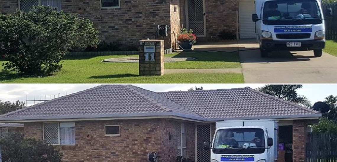 Exterior house cleaning in Bundaberg