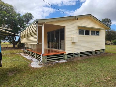 a freshly softwashed building