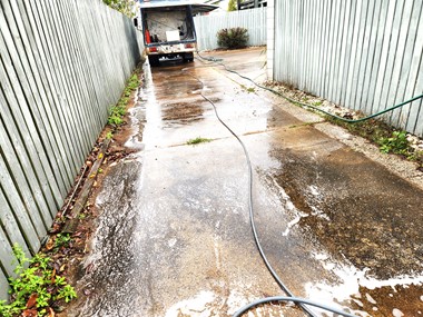 Lichen and mould to be removed from driveways